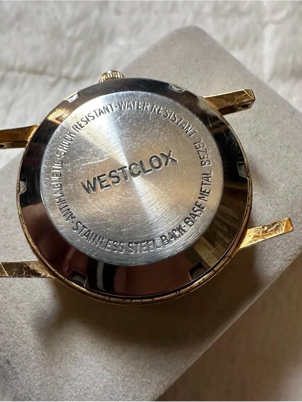 Vintage Westclox Gold-Tone Automatic 17 Jewel Men's Watch